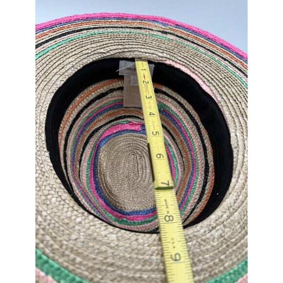 Brixton Straw Hat Rainbow Preppy Western Beach Vacation Summer Boho Large New main image 7